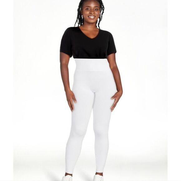 Warner's Women's Seamless Ribbed Leggings Size S/M - Picture 7 of 10